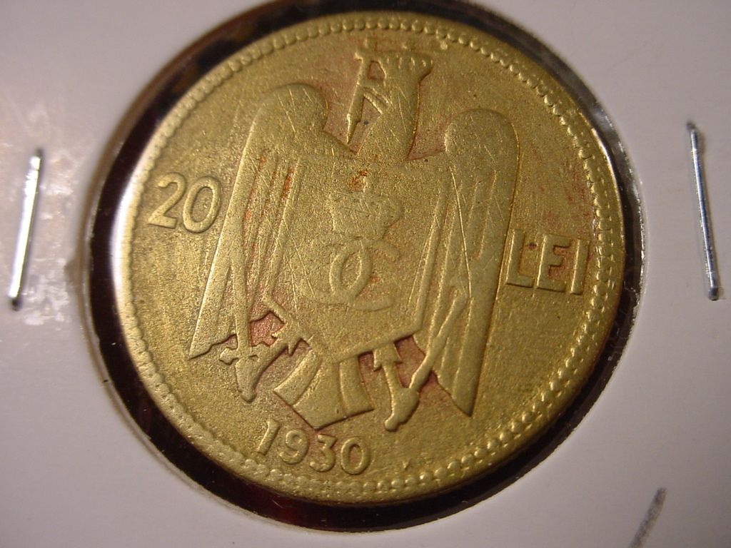 ROMANIA 20 LEI CAROL II REGELE ROMANILOR 1930 628