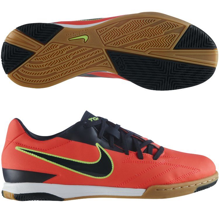 Nike T90 Shoot IV IC Rot Herren Fußballschuhe Indoor Hallenschuhe