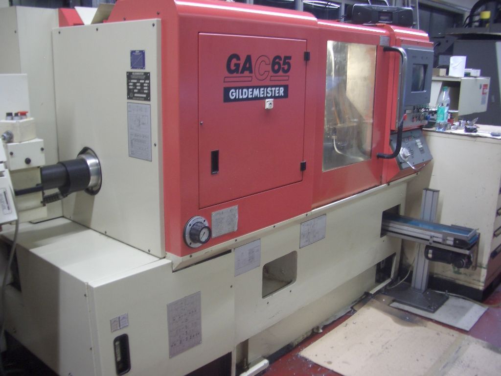 Gildemeister GAC65 CNC Drehmaschine, 8 Achsen, angetriebene Werkzeuge