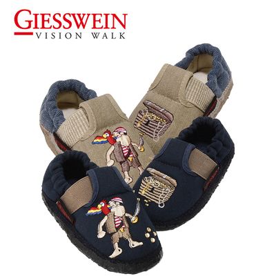 GIESSWEIN Kinder Hausschuh Polle Pantoffel Pantoletten Jungen Mädchen