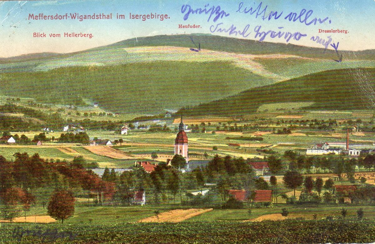 Alte Ak   Meffersdorf / Wigandsthal Kreis Lauban / Luban´ 1920