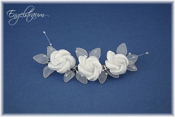 Haargesteck Rosen Perlen Haarschmuck Gesteck (S28)