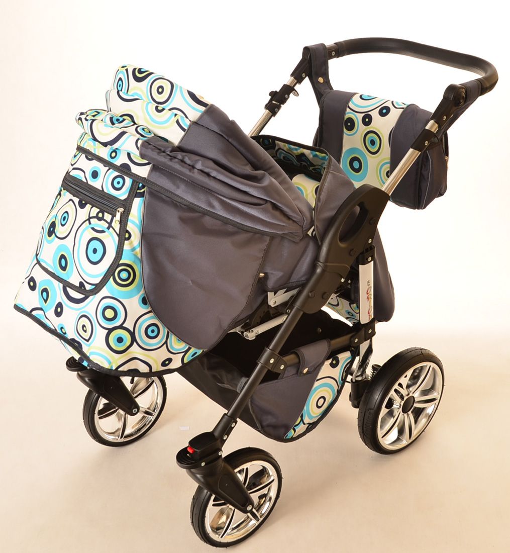 LUXUS Kombikinderwagen Babyschale FARBEN 3in1 ORION NEU