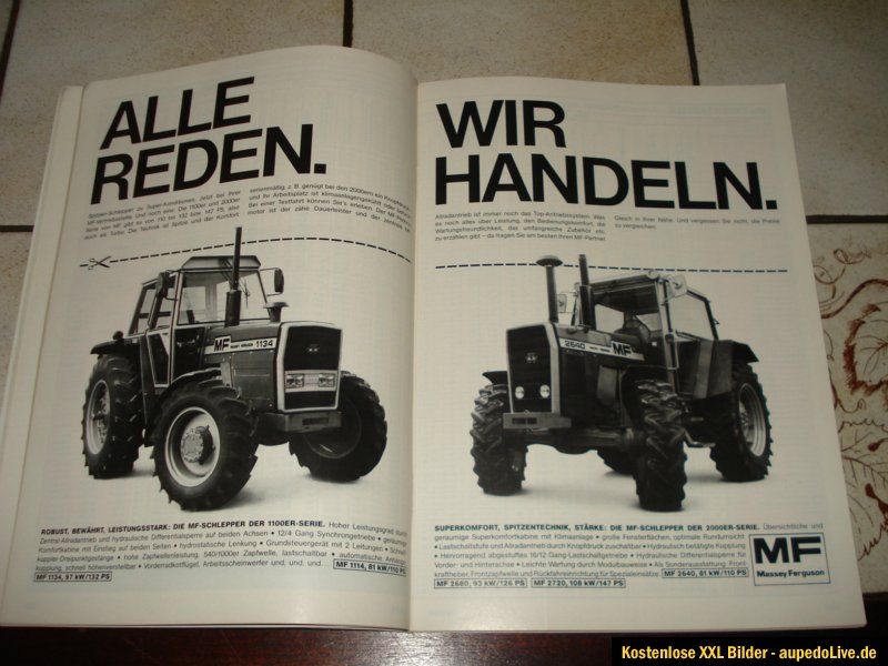 DLZ Traktoren 1983 Eicher/Steyr/MB Trac/Schlüter/Fiat/Same/Ford und