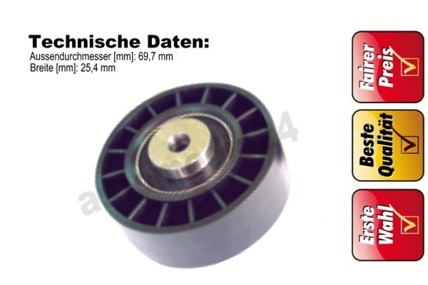 Spannrolle für Keilrippenriemen Mercedes W201/ W202 / W124/ 2.6/ 280