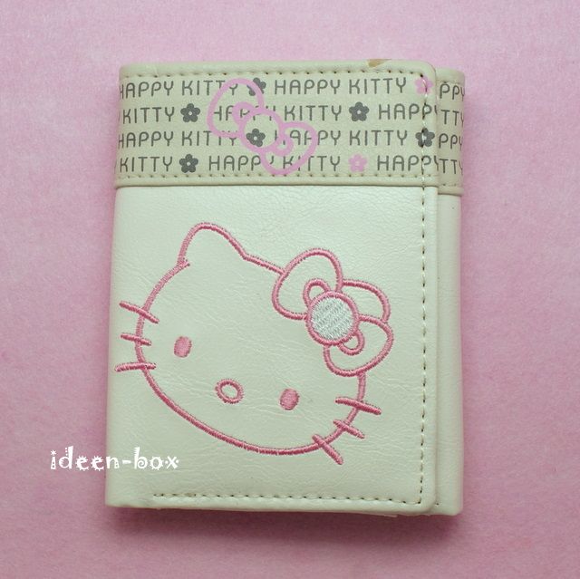 Hello Kitty Geldbörse Brieftasche Portemonnaie Weiß S
