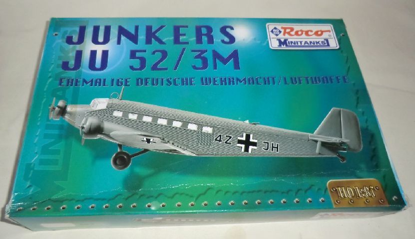 Roco minitanks 683  Junkers Ju 52/3M  OVP M187 ungeb.