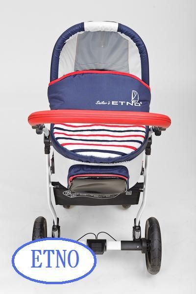 SUPER Kombi Kinderwagen EDITIO Sailors WEIß 3in1