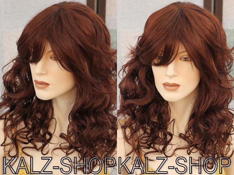 Wig Wigs Neu Zweithaar Perücke PL 707 02 kastanienmix ca. 60cm