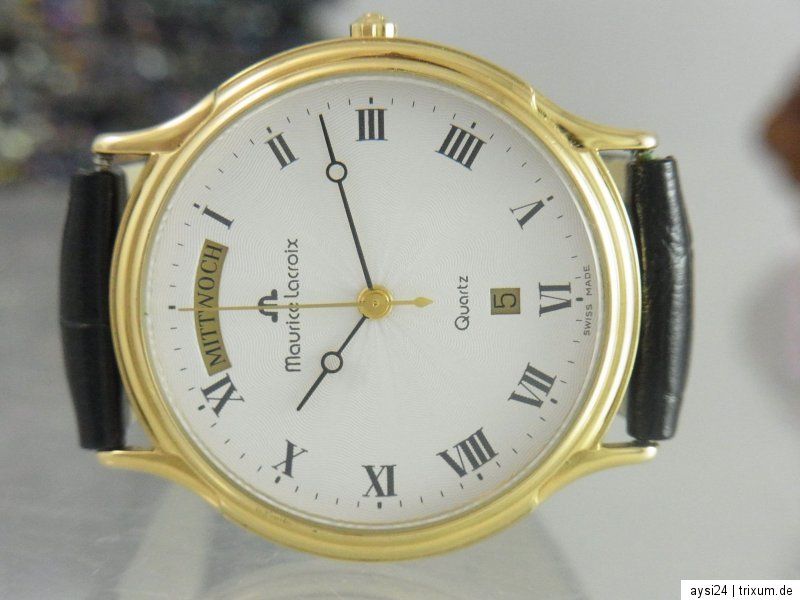 MAURICE LACROIX DAY DATE CLASSIC VERGOLDET HERRENUHR