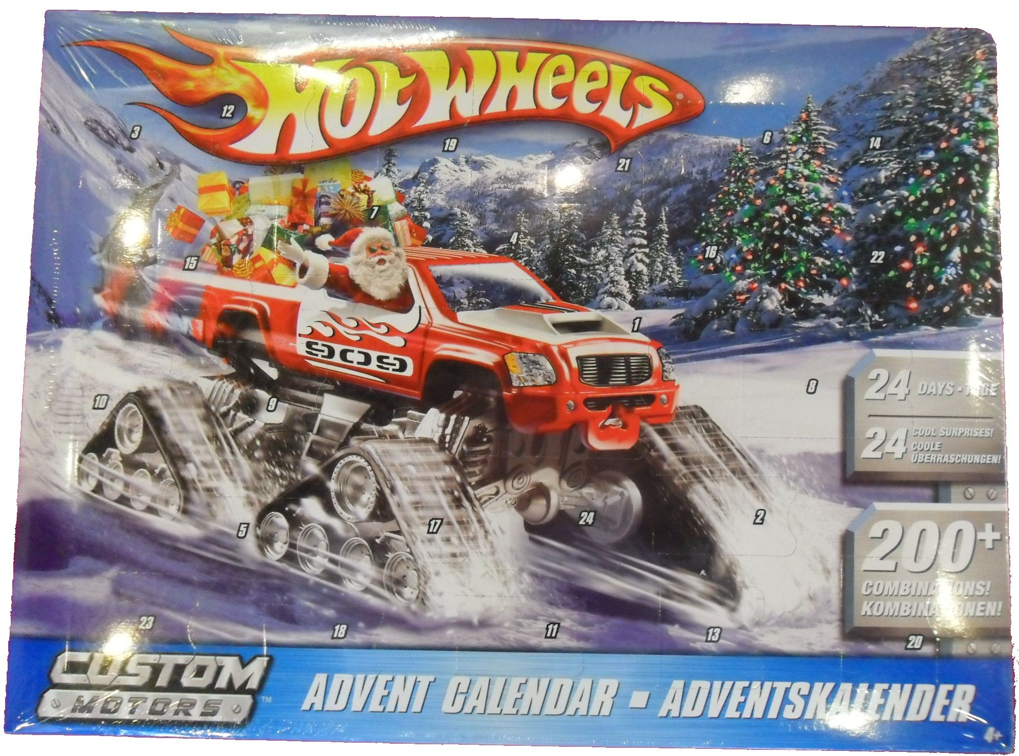 Mattel HotWheels Custom Motors Hot Wheels Adventskalender V9298 2010