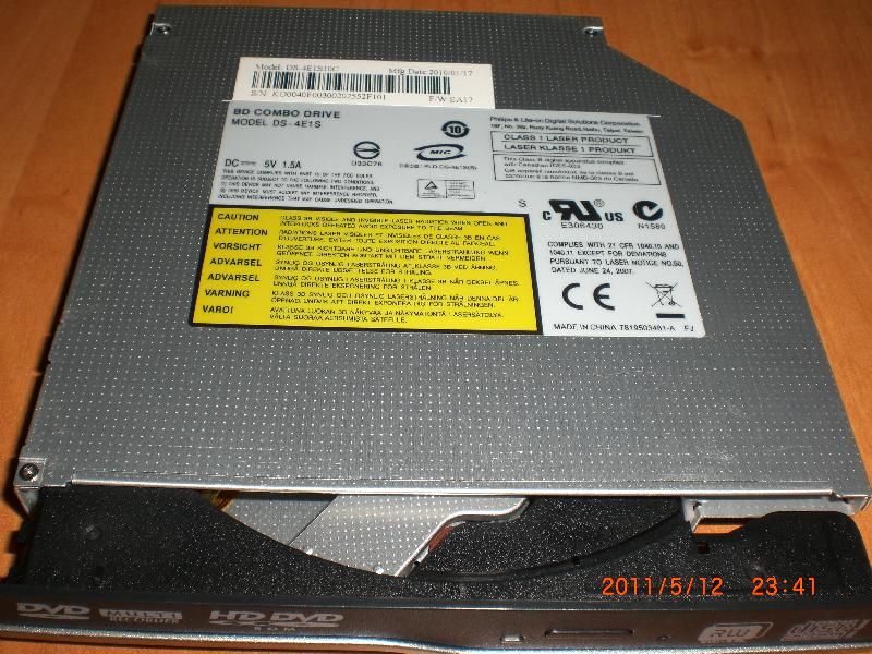 LiteOn DS 4E1S 4x Blu ray ROM / 8x DVD±RW SATA