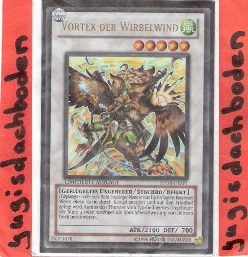 Yu Gi Oh,Vortex der Wirbelwind,STOR DESP1,UR