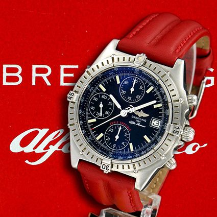 BREITLING Uhr Chronomat Alfa Romeo Rarität Zertifikat