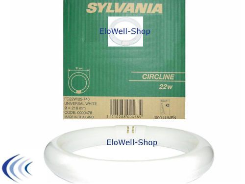 SYLVANIA Leuchtstofflampe 22W 25 740 Ringroehre weiss