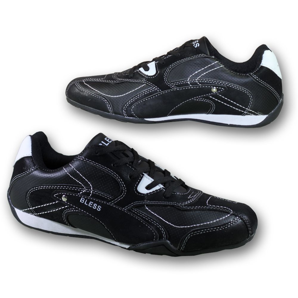 Herren Turnschuhe NEU Leder Optik Sportschuhe Schuhe Sneaker @2628