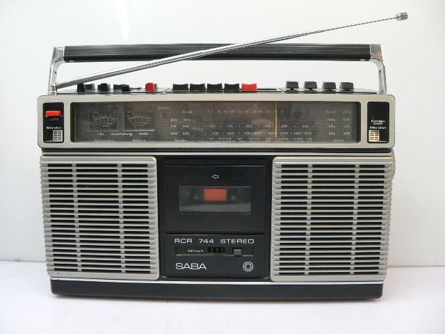 Ghettoblaster SABA RCR 744 tragbarer Kassettenrekorder Cassette Player