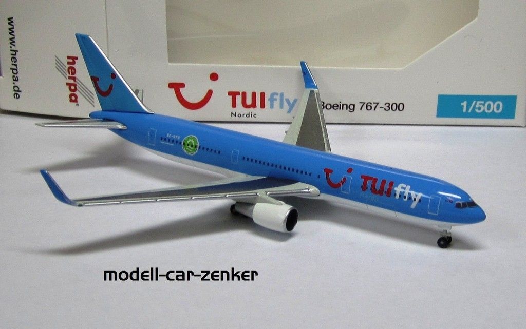 Herpa Wings 519281 TUIfly Nordic Boeing 767 300 Scale 1/500