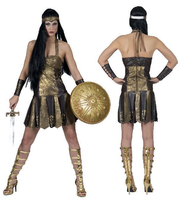 GLADIATORIN ACHILLA RÖMERIN e Kostüm Damen 32 34