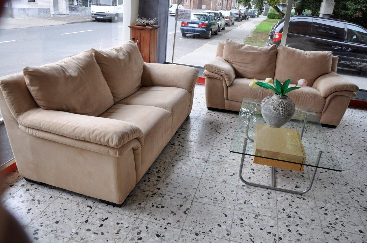 Original NATUZZI Sofas Model.2108 3er+2er Alcantara 100 % Made in