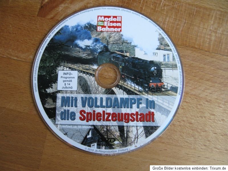 Modell Eisen Bahner   Mit Volldampf in die Spielzeugstadt DVD