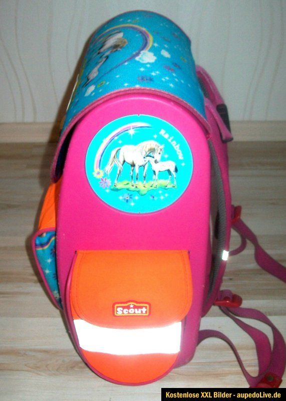 SCOUT SCHULRANZEN EASY II RANZEN SET MOTIV RAINBOW PFERDE