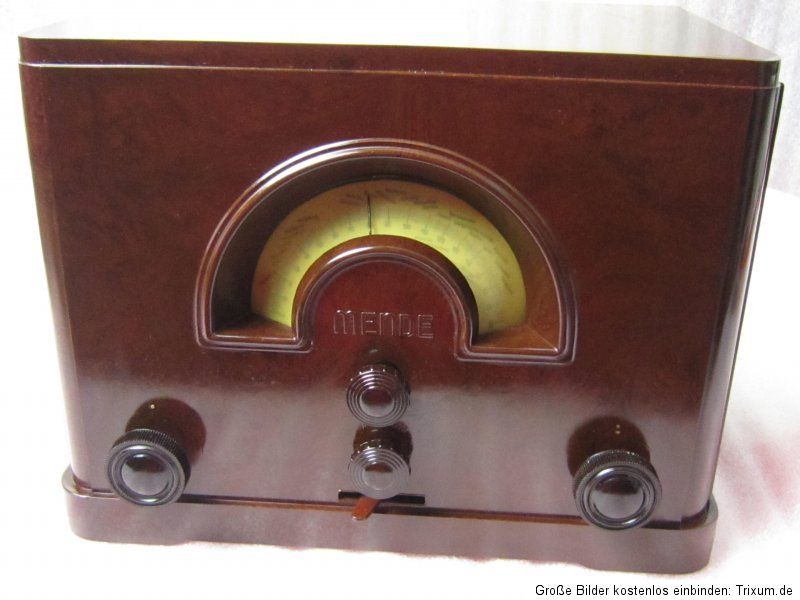 Mende 180 W Bakelit 3DS Röhrenradio,TOP vintage tube/valve Radio