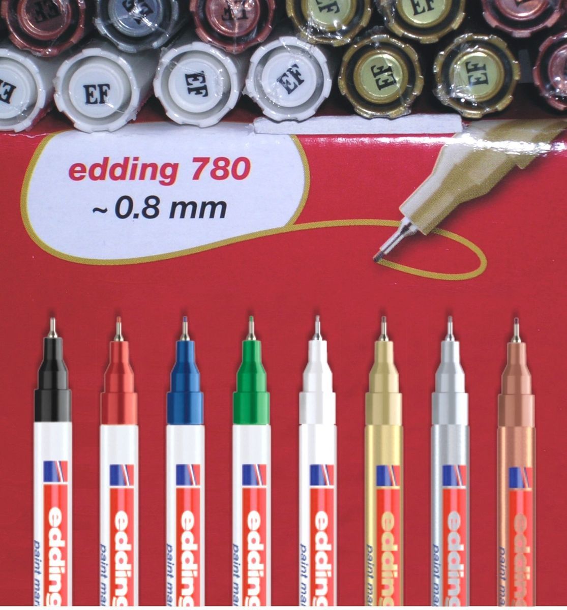 Lackmaler/Lackstift edding 780,extrafine,Farbe klicken