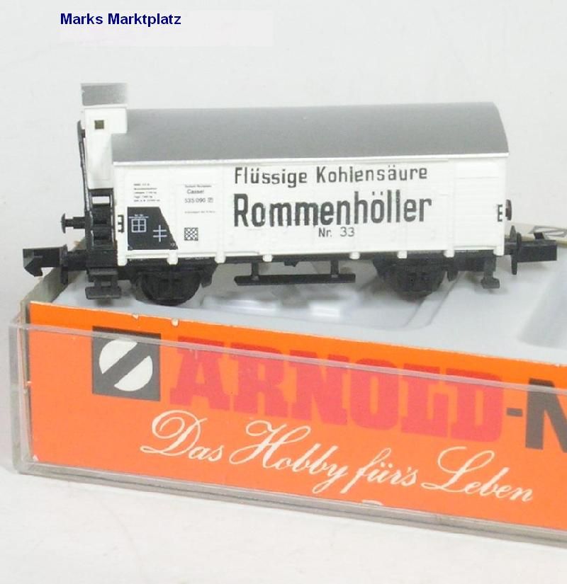 ged. Güterwagen m. Brhs. Rommenhöller DRG Arnold 4265 neuw. OVP