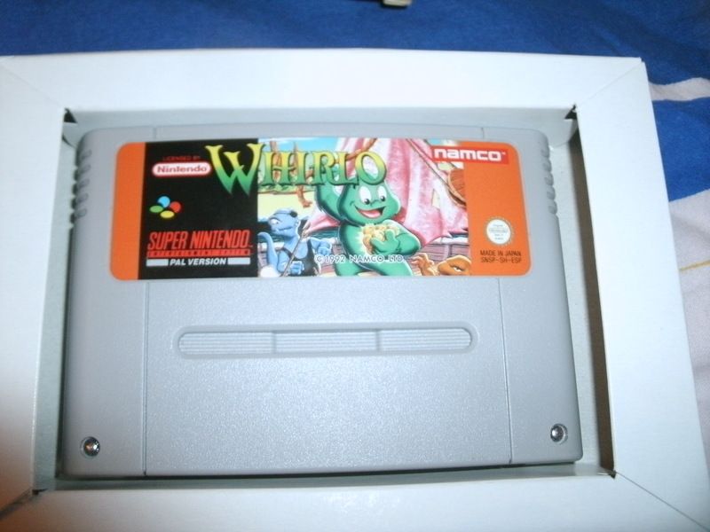 WHIRLO   OVP komplett   Super NES Nintendo SNES   PAL   Seltener als