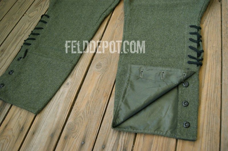 WK2 WH Offizier Stiefelhose Breeches M36 feldgrau Gr. M