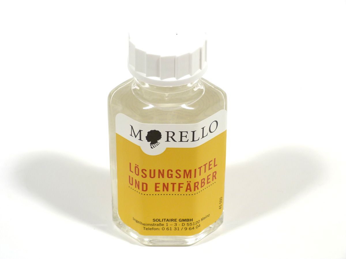 80€) Morello Lösungsmittel und Entfärber 50 ml Flasche 825