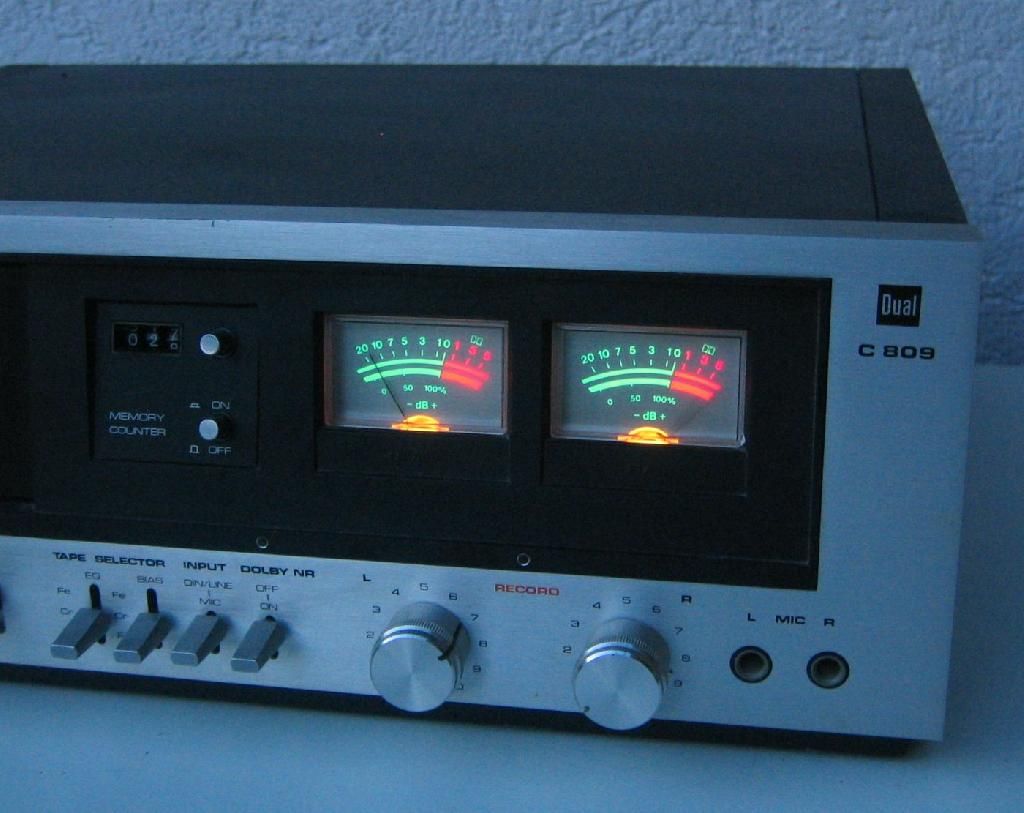 Dual C 809 Kassettendeck in schwarz