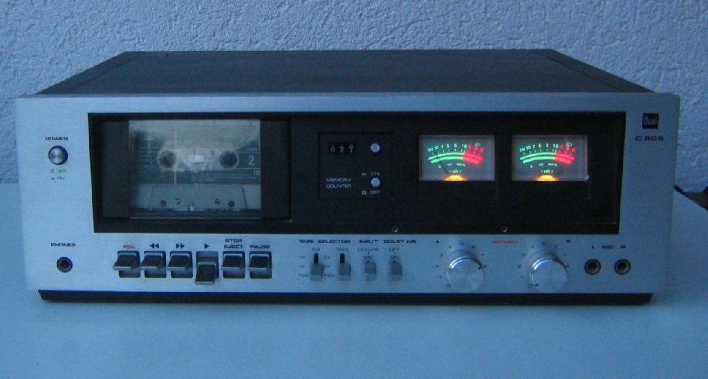 Dual C 809 Kassettendeck in schwarz