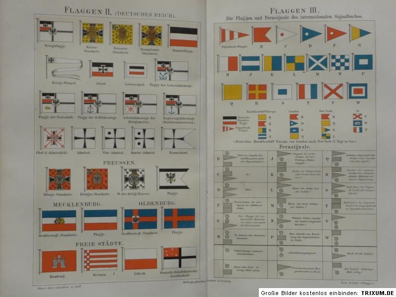 DIE FLAGGEN UND FERNSIGNALE DES INTERNATIONALEN SIGNALBUCHES