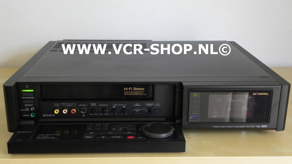 SONY SLV 815VP Hi End Videorecorder « WWW.VCR SHOP.NL »
