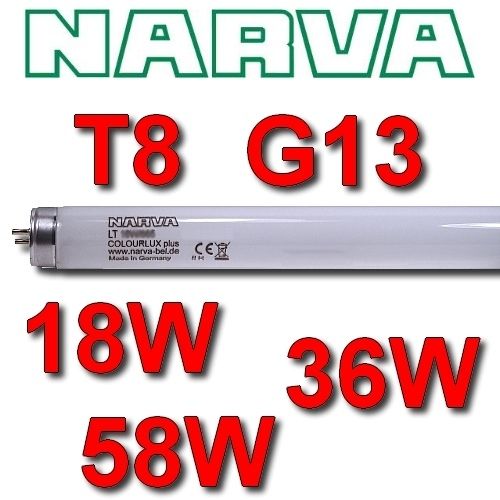 T8 Neonröhre 18 W 30 W 36 W 58 W Warmweiss 827 Tagesweiss 841