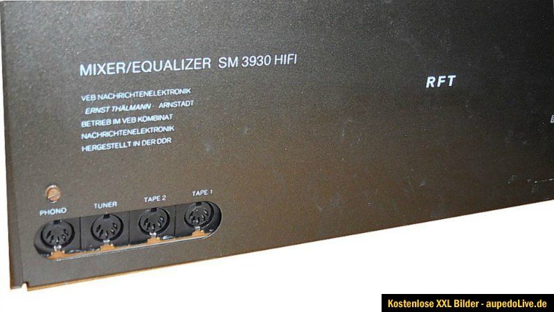 RFT Equalizer SM3930 Topp 