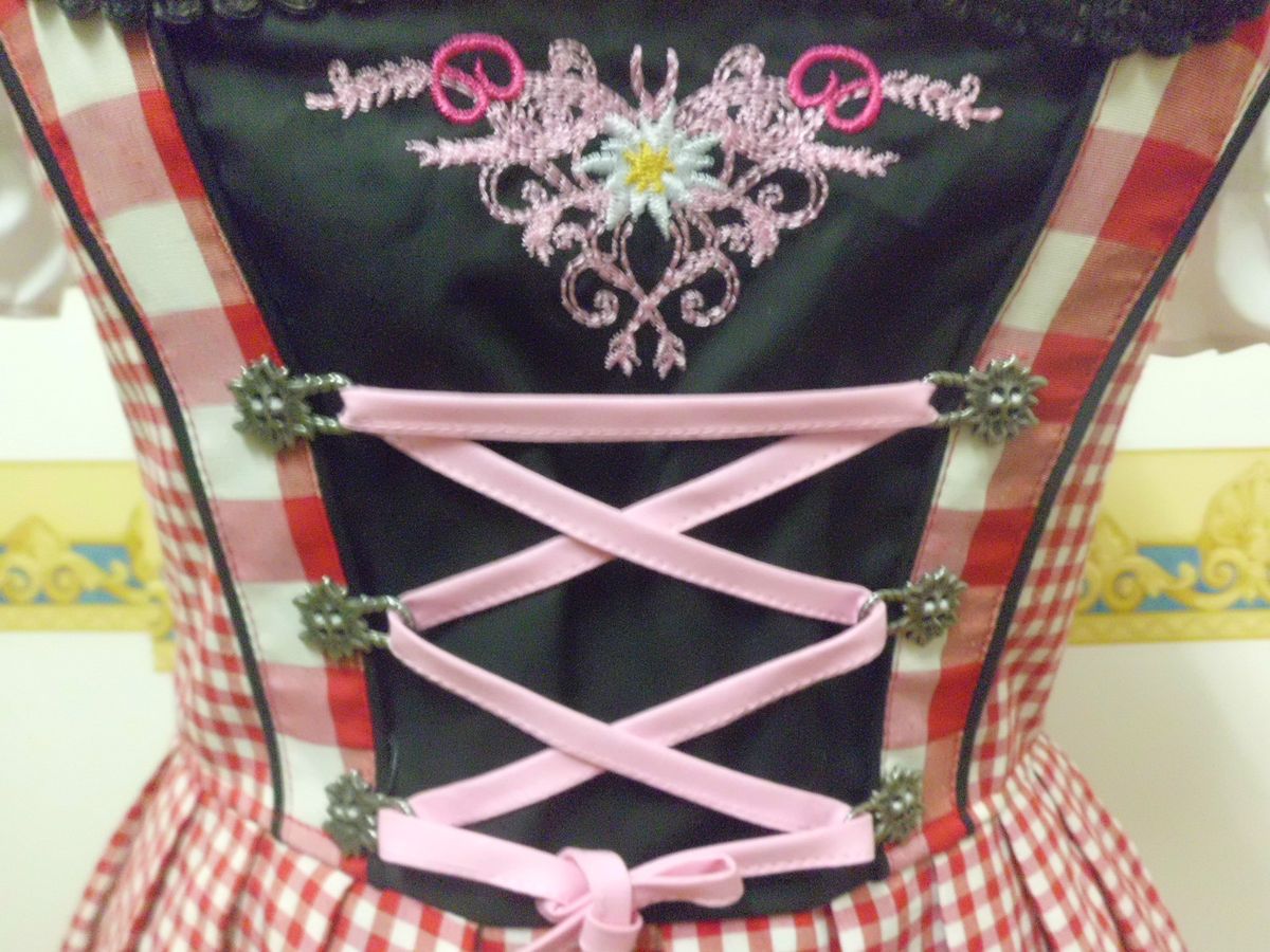 RT 272 / 3Tlg. Dirndl gr. 32 34 36 38 40 42