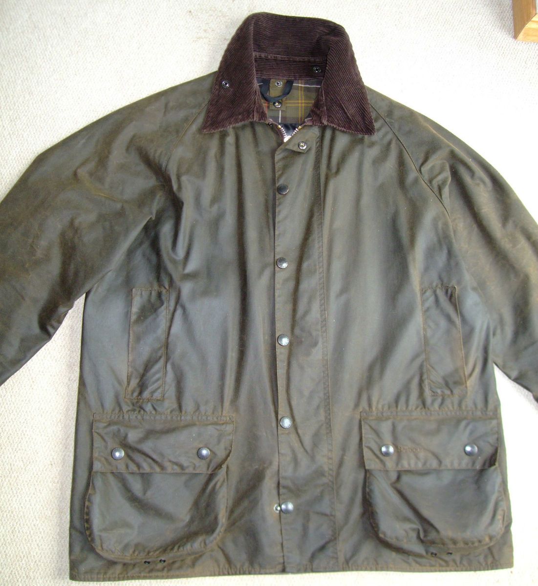 Barbour Jacke Classic Beaufort braun mir Weste und Kaputze A830 C42