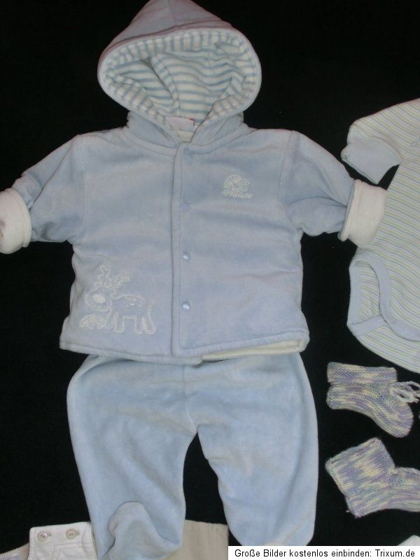 72Tlg.Junge Kleidung Paket@ Baby Erstausstattung Paket Gr.50, 56, 62