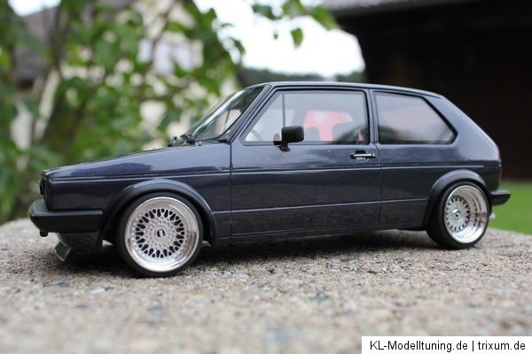 VW Golf I GTI Umbau Tuning 118 Youngtimer KL echt Alufelgen BBS