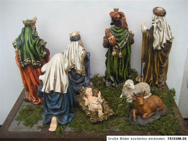 Krippenfiguren 8 Teilig Krippe Krippenfigur 23 cm Weihnachten