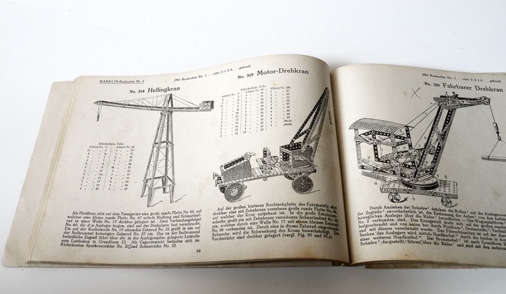 Märklin Metallbaukasten Nr.2A Ergänzungs   Kasten