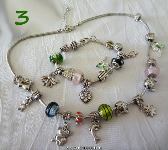 ADVENTSKALENDER Schmuck Bettelarmband Armband Halskette FEENZAUBER