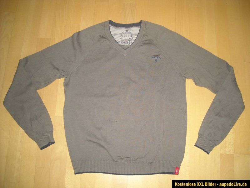 EDC by ESPRIT Herren Pullover Pulli Gr.L khaki *WOW* TOP