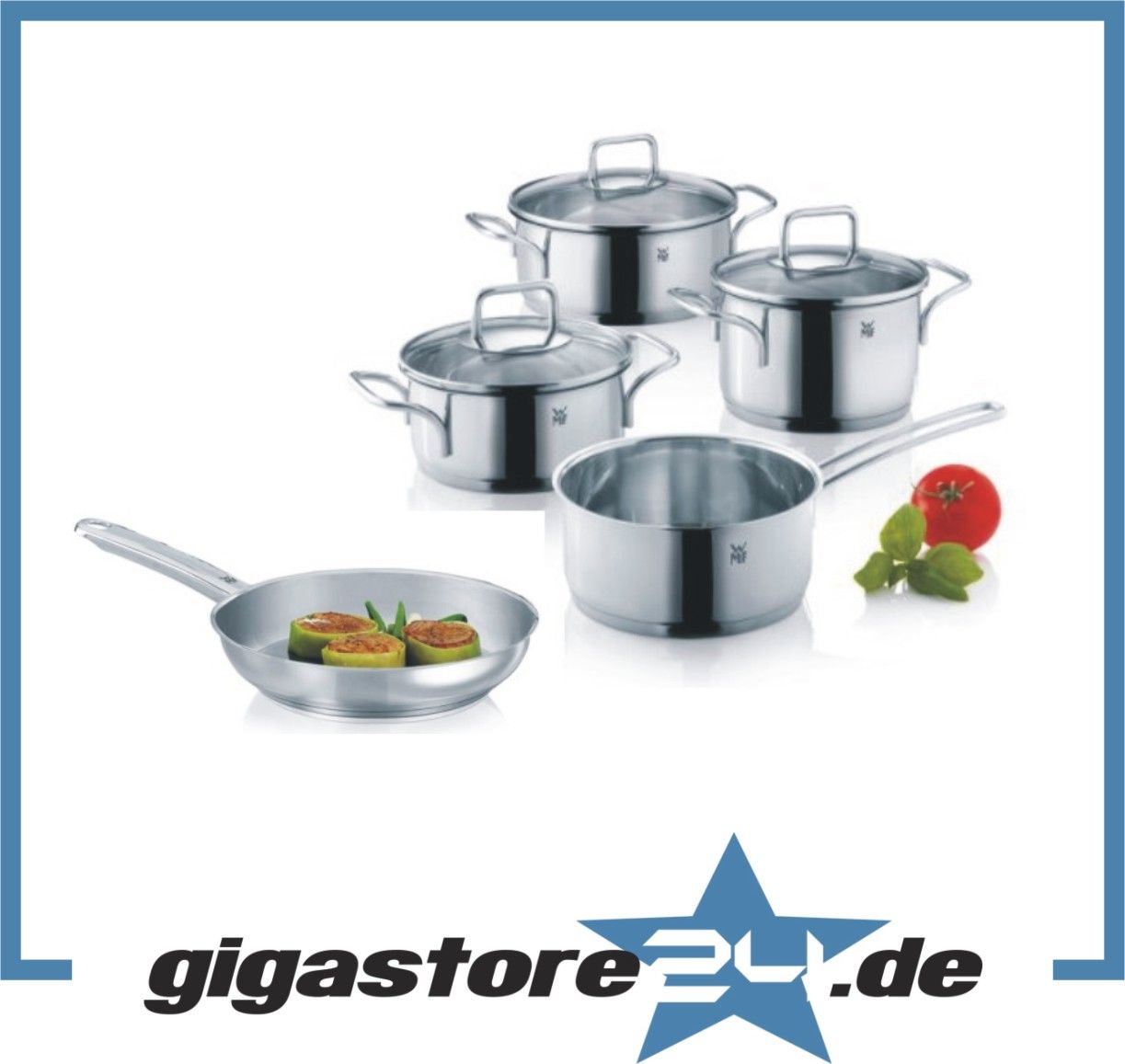 WMF Topfset Profi Select 4 Töpfe + 1 Pfanne Diadem Plus