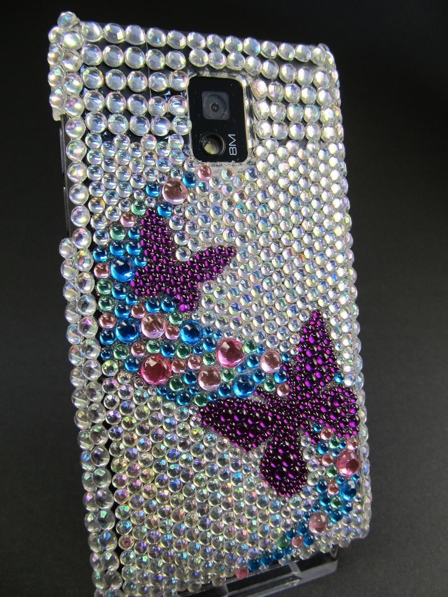 LG Optimus Speed P990 Huelle Hard Huelle Cover Case Strass