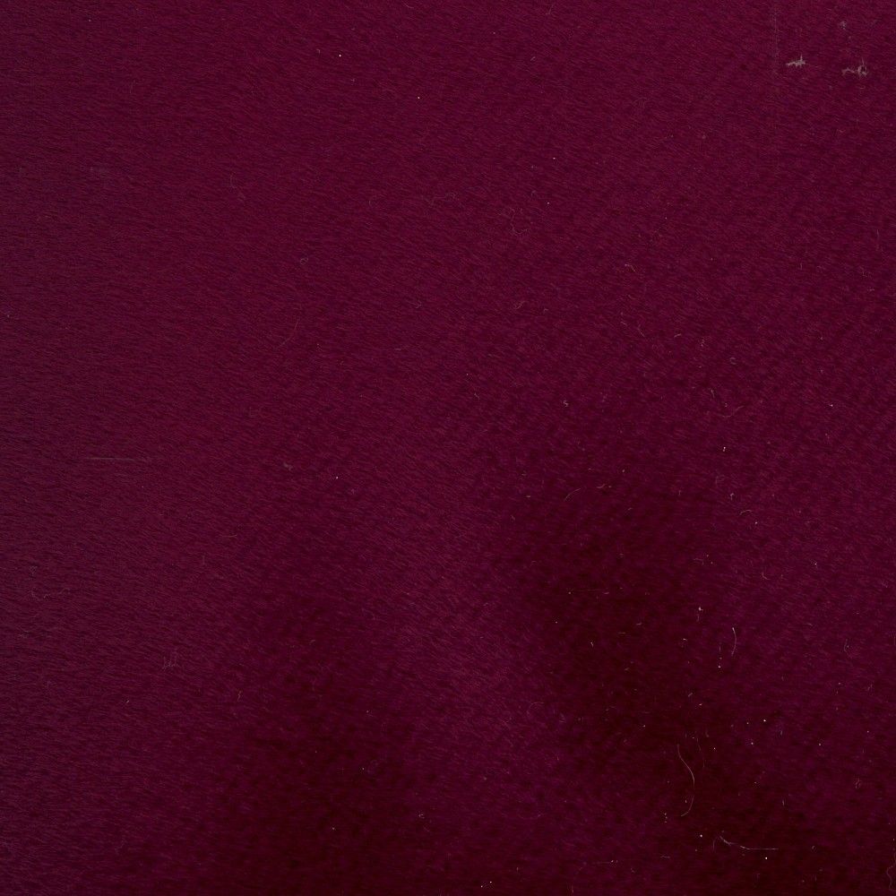 Original Schulte Mohair kurz glatt sehr dicht bordeaux 20 x 42 cm