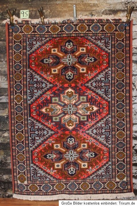 Königlicher Handgeknüpfter Perser Teppich Kasak 167x113cm